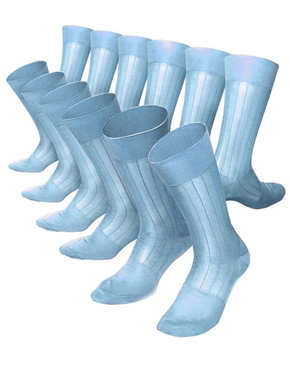 Vittorio Farina Men's Ribbed Shear Nylon Anklet Dress Socks - Silver - Socks - Vittorio Farina