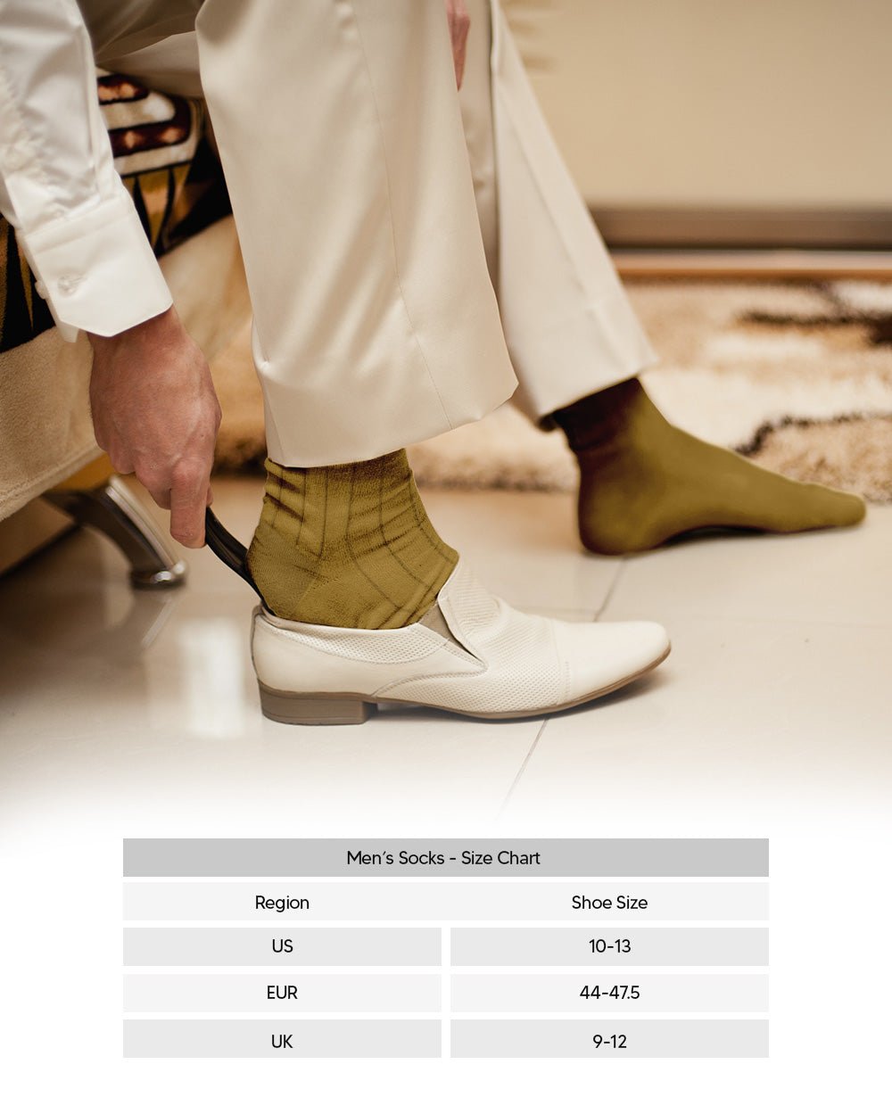 Vittorio Farina Men's Ribbed Shear Nylon Over The Calf Dress Socks - Mustard Yellow - Socks - Vittorio Farina