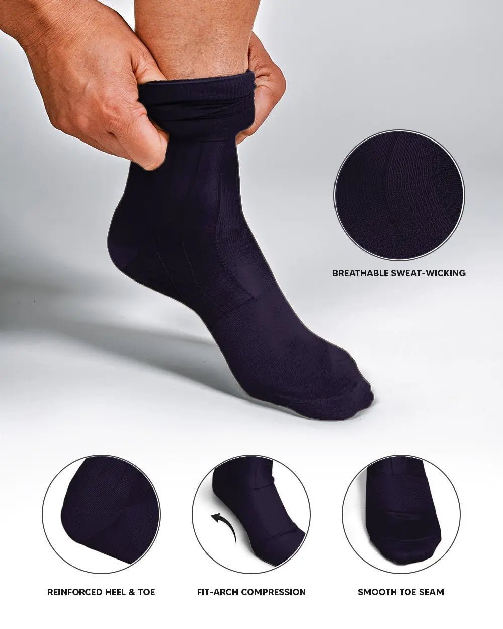 Vittorio Farina Men's Ribbed Shear Nylon Over The Calf Dress Socks - Pink - Socks - Vittorio Farina