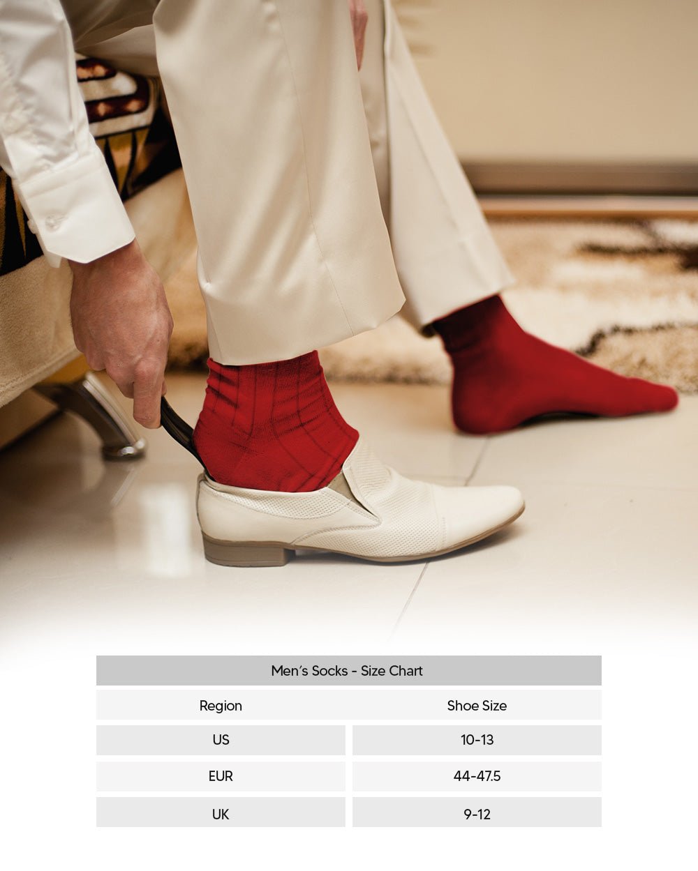 Vittorio Farina Men's Ribbed Shear Nylon Over The Calf Dress Socks - Red - Socks - Vittorio Farina