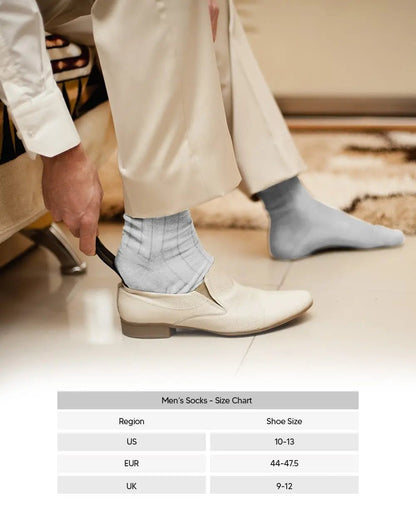 Vittorio Farina Men's Ribbed Shear Nylon Over The Calf Dress Socks - White - Socks - Vittorio Farina