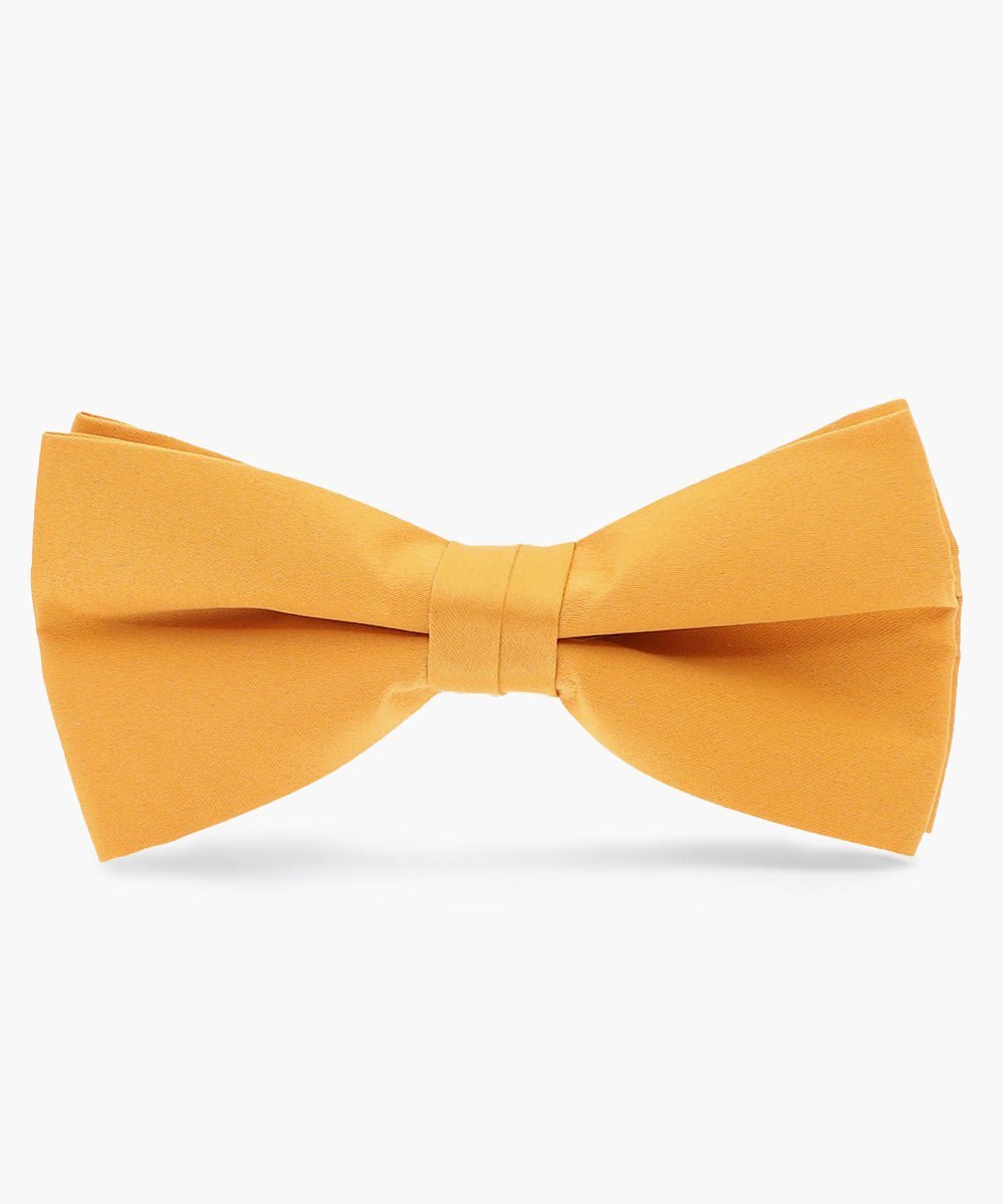 Vittorio Farina Men's Satin Bow Tie in Gift Box - Gold - Bow Tie - Vittorio Farina