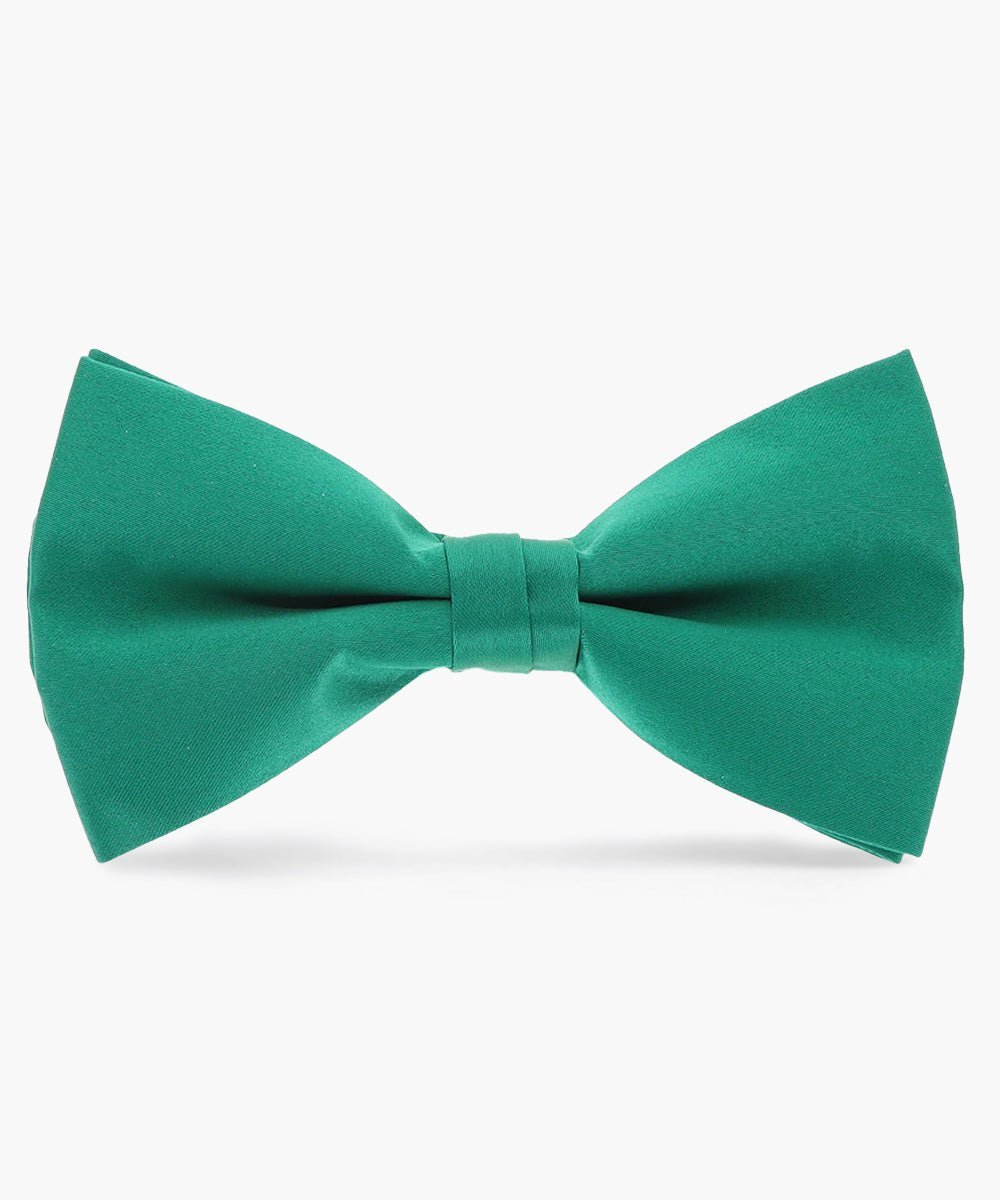 Vittorio Farina Men's Satin Bow Tie in Gift Box - Kelly Green - Bow Tie - Vittorio Farina