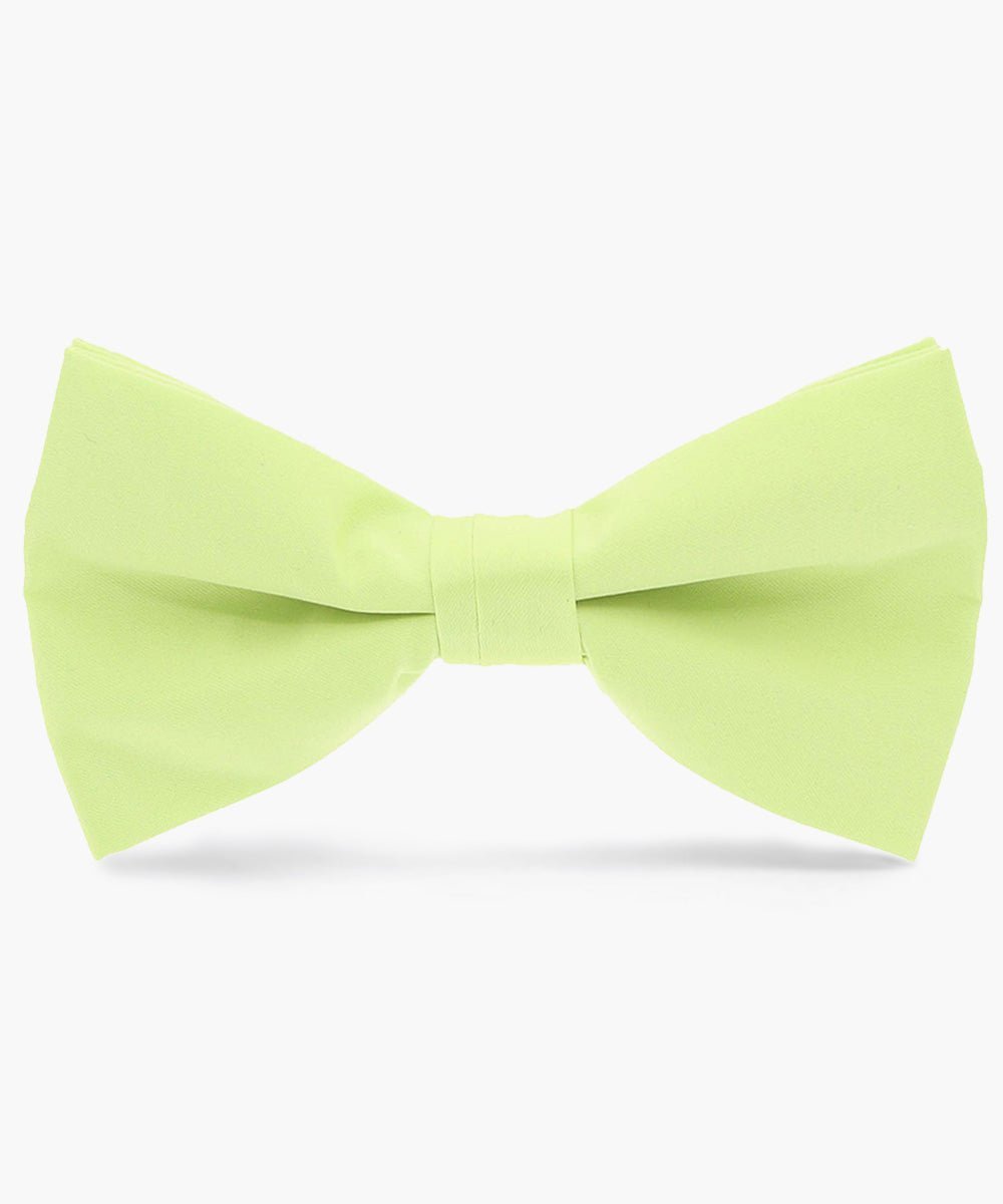 Vittorio Farina Men's Satin Bow Tie in Gift Box - Mint Green - Bow Tie - Vittorio Farina