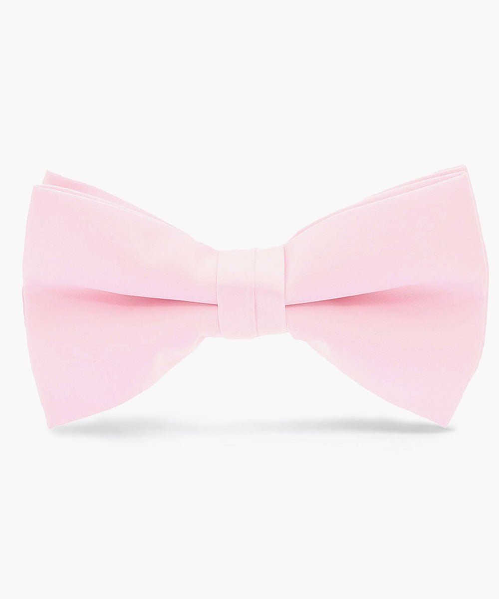 Vittorio Farina Men's Satin Bow Tie in Gift Box - Pink - Bow Tie - Vittorio Farina