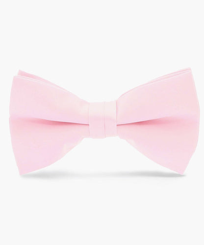 Vittorio Farina Men's Satin Bow Tie in Gift Box - Pink - Bow Tie - Vittorio Farina