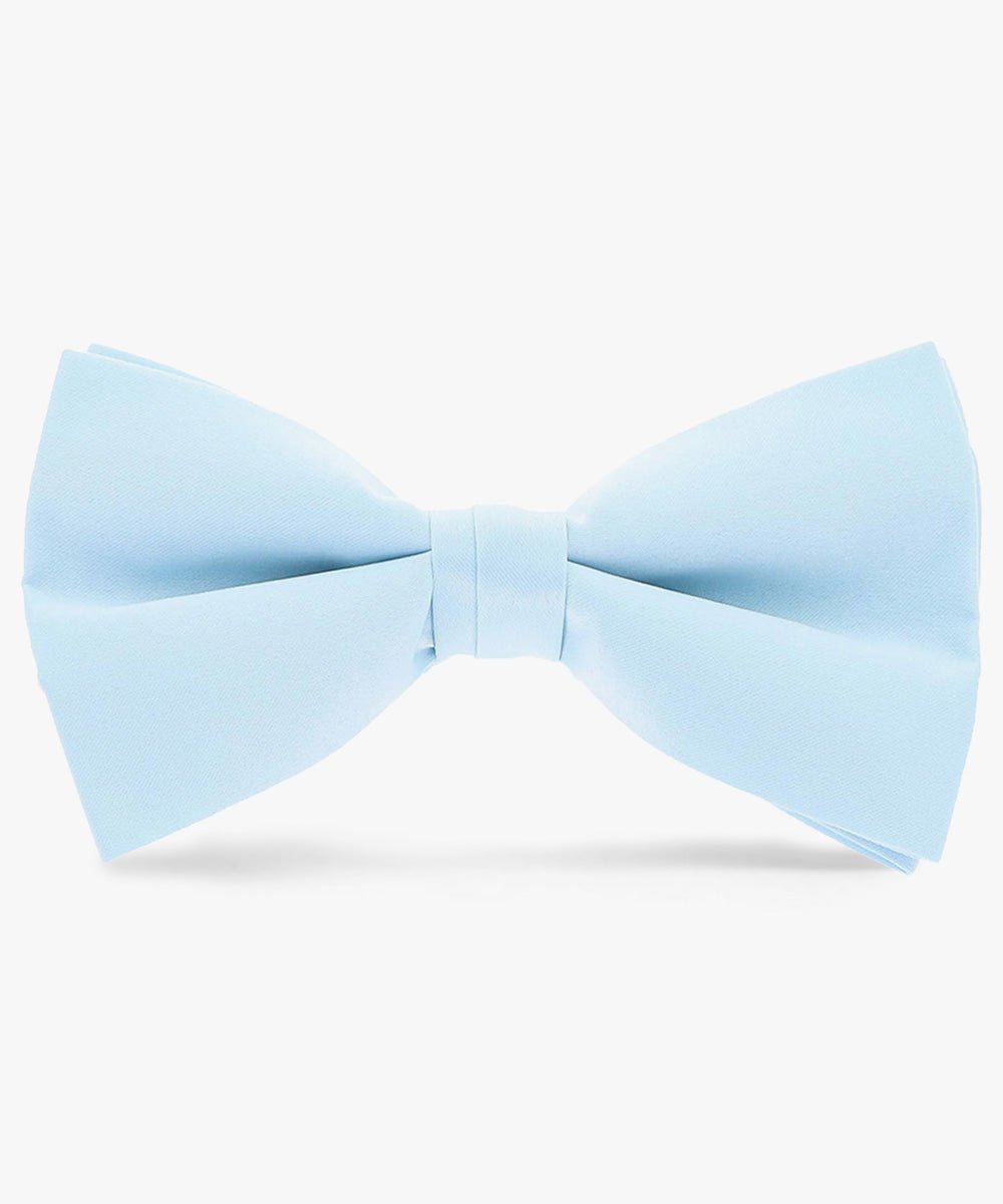 Vittorio Farina Men's Satin Bow Tie in Gift Box - Sky Blue - Bow Tie - Vittorio Farina