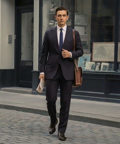 Vittorio Farina Men's Satin Skinny Necktie & Pocket Square - Black - Necktie & Pocket Square - Vittorio Farina