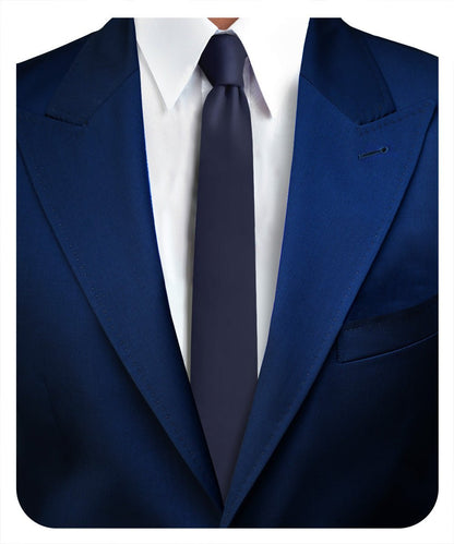 Vittorio Farina Men's Satin Skinny Necktie - Maize - Necktie - Vittorio Farina