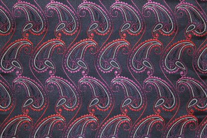 Vittorio Farina Men's Skinny Design Satin Necktie and Pocket Square - SD-0024 - Necktie & Pocket Square - Vittorio Farina