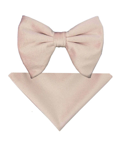 Vittorio Farina Men's Velvet Teardrop Bow Tie & Pocket Square in Gift Box - Pink - Bow Tie & Pocket Square - Vittorio Farina