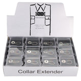 Vittorio Farina Men's WONDER Button Collar Extenders - 24 (Box) - Apparel Accessories - Vittorio Farina