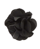 Vittorio Vico Boy's Satin Flower Lapel Pin - Black - Boyswear - Vittorio Vico