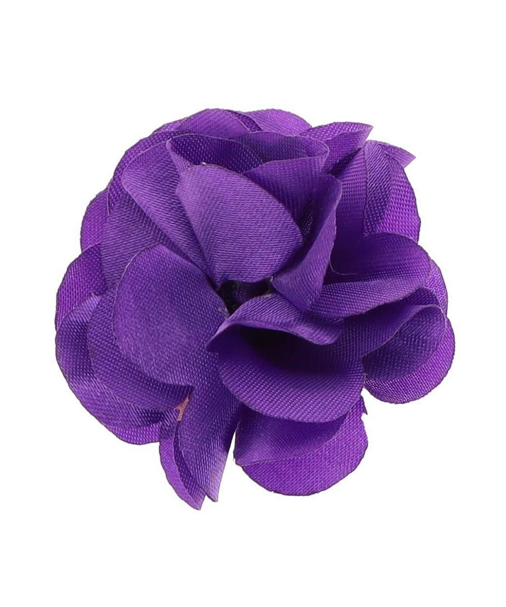 Vittorio Vico Boy's Satin Flower Lapel Pin - Purple - Boyswear - Vittorio Vico
