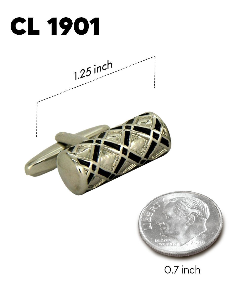 Vittorio Vico Colorful Classic Bar Cufflinks: CL19XX Series - CL 1901 - Cufflinks - Vittorio Vico