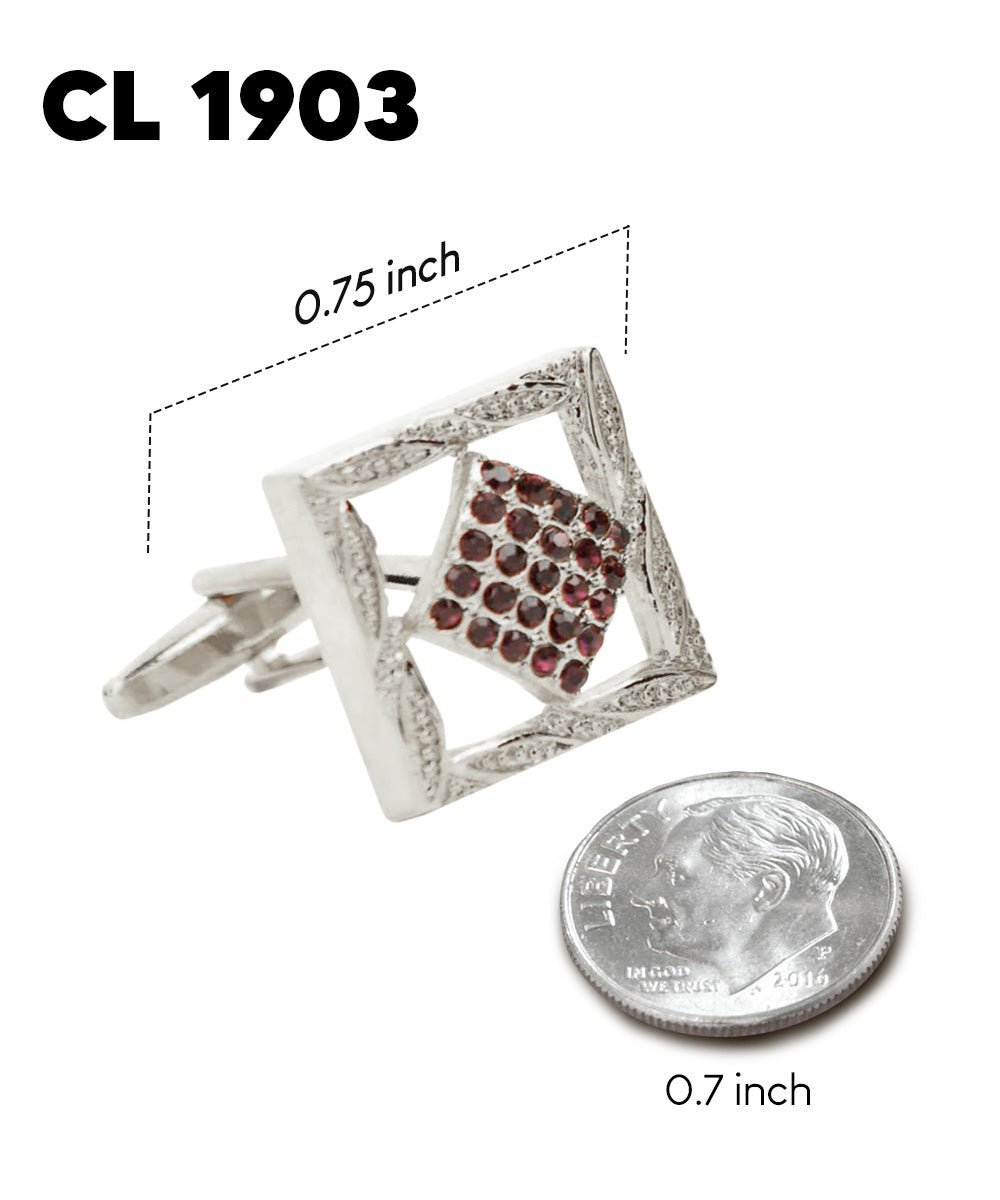 Vittorio Vico Colorful Classic Bar Cufflinks: CL19XX Series - CL 1903 - Cufflinks - Vittorio Vico