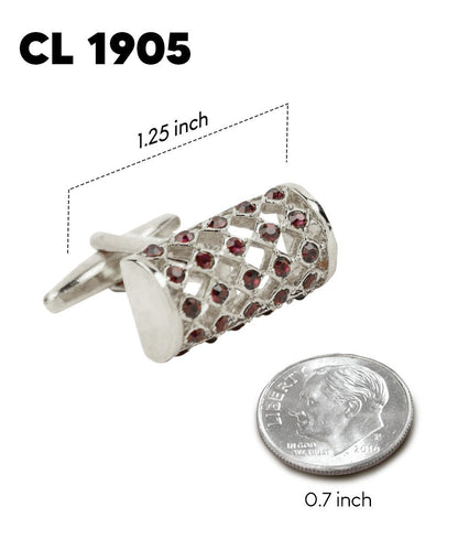 Vittorio Vico Colorful Classic Bar Cufflinks: CL19XX Series - CL 1905 - Cufflinks - Vittorio Vico