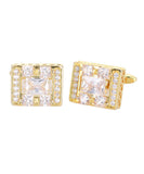 Vittorio Vico Gold Iced Wedding Cufflinks in Gift Box: CL100x Series - CL 1000 - Cufflinks - Vittorio Vico