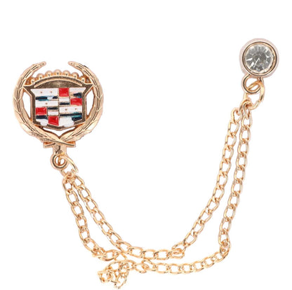 Vittorio Vico Men's Design Brooch in Gift Box - Gold Cadillac - Brooche - Vittorio Vico
