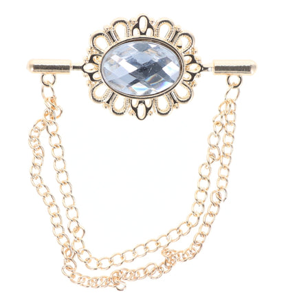 Vittorio Vico Men's Design Brooch in Gift Box - White Mirror - Brooche - Vittorio Vico