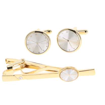 Vittorio Vico Men's Enamel Cufflink & Tie Bar Set in Gift Box - CE-009 - Cufflink & Tiebar Set - Vittorio Vico