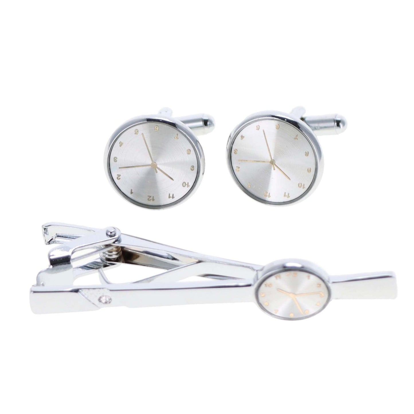 Vittorio Vico Men's Enamel Cufflink & Tie Bar Set in Gift Box - CE-010 - Cufflink & Tiebar Set - Vittorio Vico