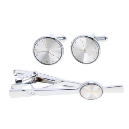 Vittorio Vico Men's Enamel Cufflink & Tie Bar Set in Gift Box - CE-010 - Cufflink & Tiebar Set - Vittorio Vico