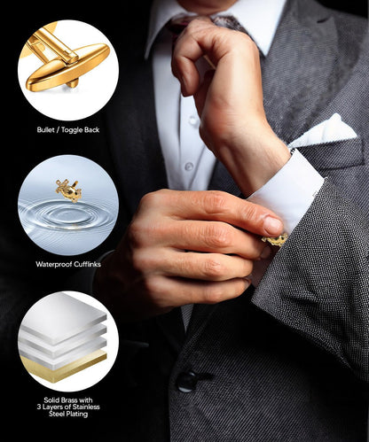 Vittorio Vico Religious Themed Cufflinks: CL30XX Series - CL 3242 - Cufflinks - Vittorio Vico
