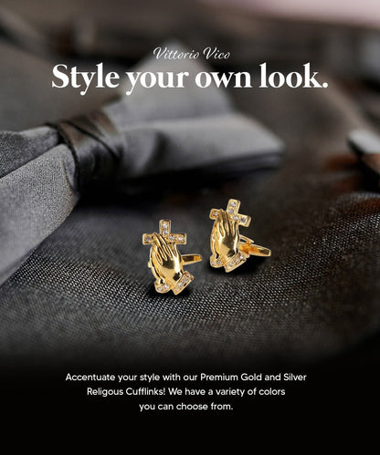 Vittorio Vico Religious Themed Cufflinks: CL30XX Series - CL 3242 - Cufflinks - Vittorio Vico