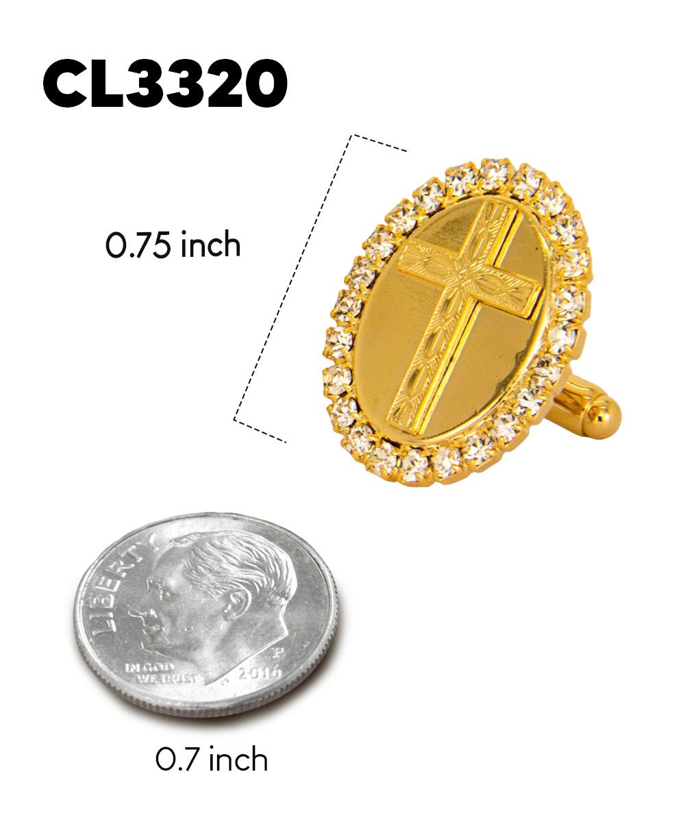 Vittorio Vico Religious Themed Cufflinks: CL30XX Series - CL 3320 - Cufflinks - Vittorio Vico