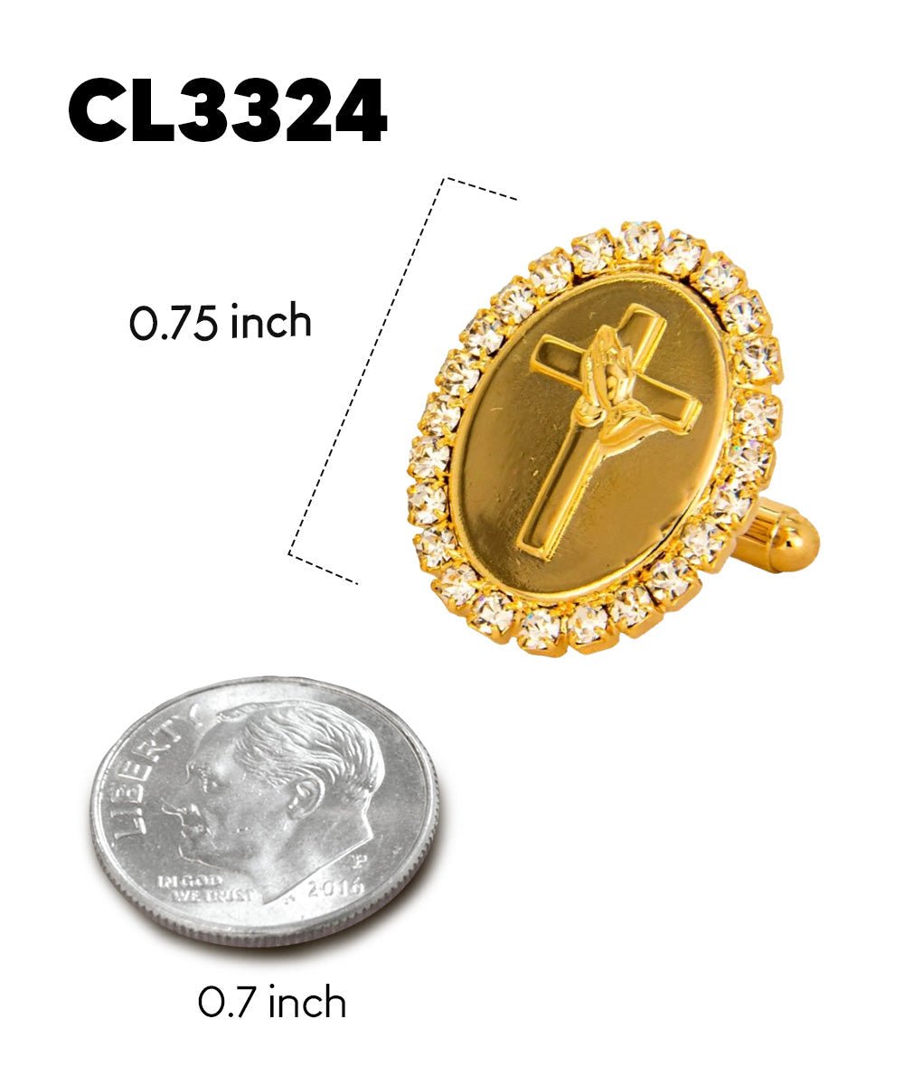Vittorio Vico Religious Themed Cufflinks: CL30XX Series - CL 3324 - Cufflinks - Vittorio Vico
