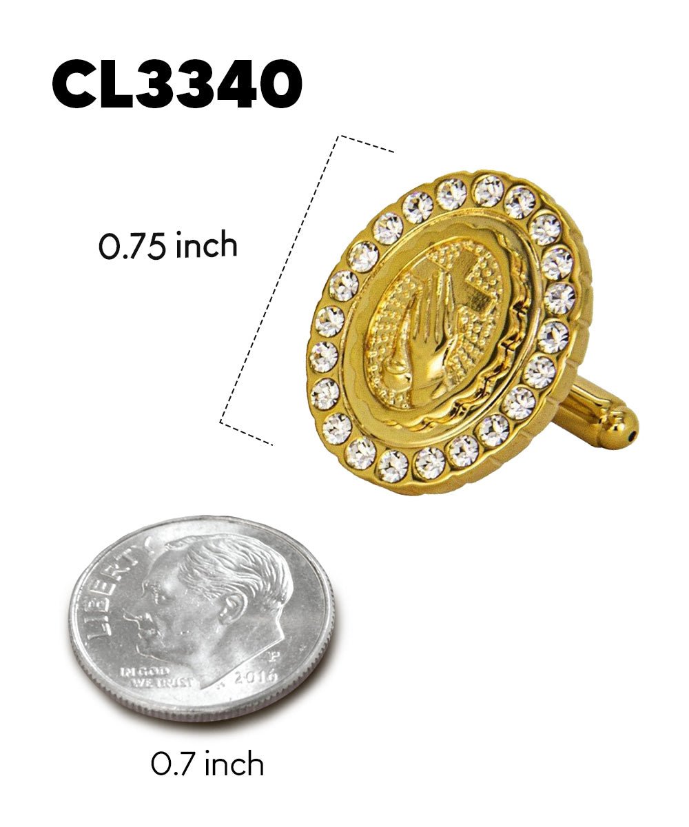 Vittorio Vico Religious Themed Cufflinks: CL30XX Series - CL 3340 - Cufflinks - Vittorio Vico