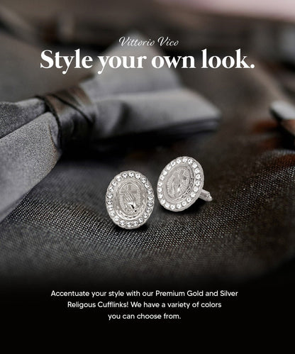 Vittorio Vico Religious Themed Cufflinks: CL30XX Series - CL 3341 - Cufflinks - Vittorio Vico