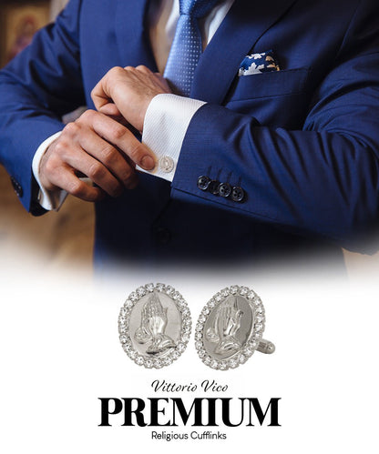 Vittorio Vico Religious Themed Cufflinks: CL30XX Series - CL 3345 - Cufflinks - Vittorio Vico