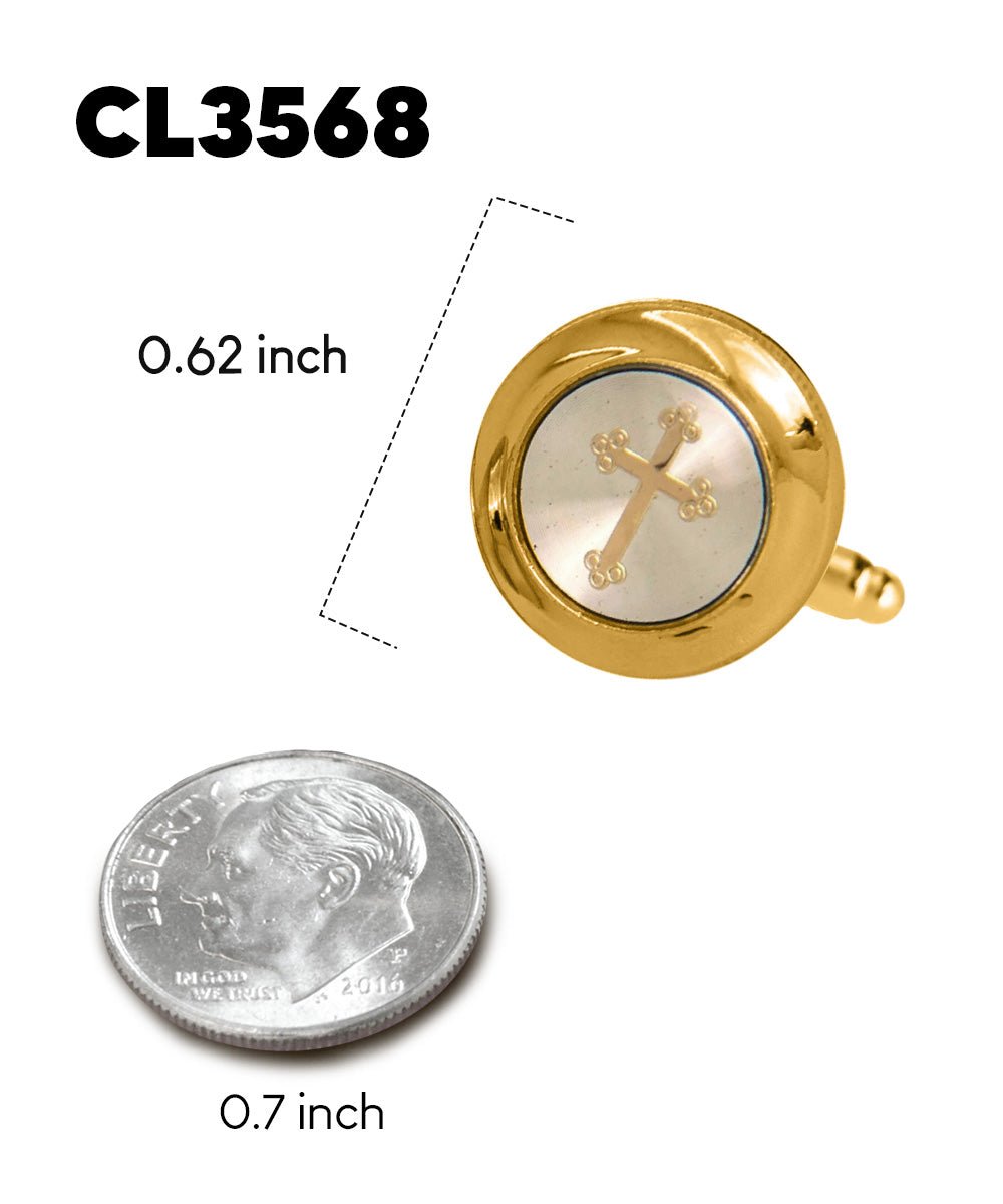 Vittorio Vico Religious Themed Cufflinks: CL30XX Series - CL 3568 - Cufflinks - Vittorio Vico
