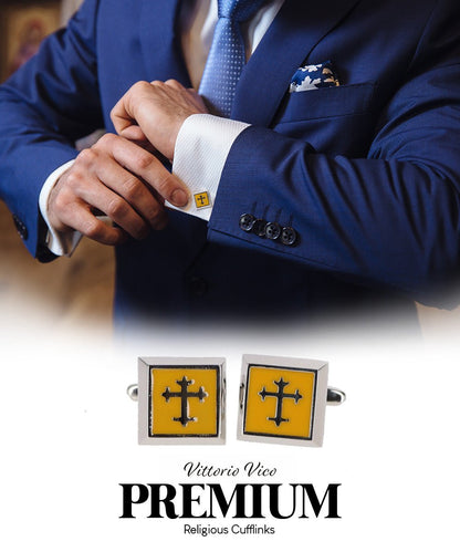 Vittorio Vico Religious Themed Cufflinks: CL30XX Series - CL 3800 - Cufflinks - Vittorio Vico