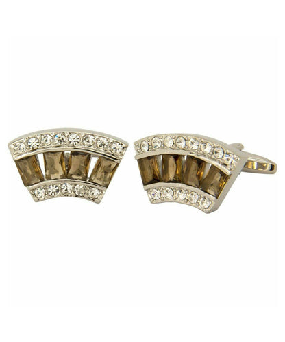 Vittorio Vico Silver Iced Wedding Cufflinks in Gift Box: CL105x Series - CL 1053 - Cufflinks - Vittorio Vico