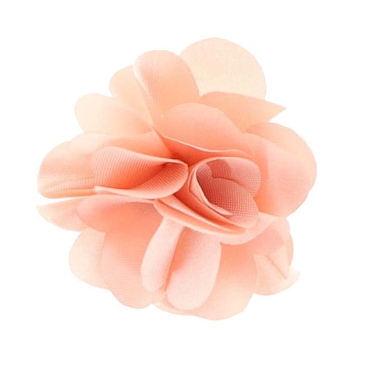 Vittorio Vico Small Satin Flower Lapel Pin - Black - Flower Lapel Pin - Vittorio Vico