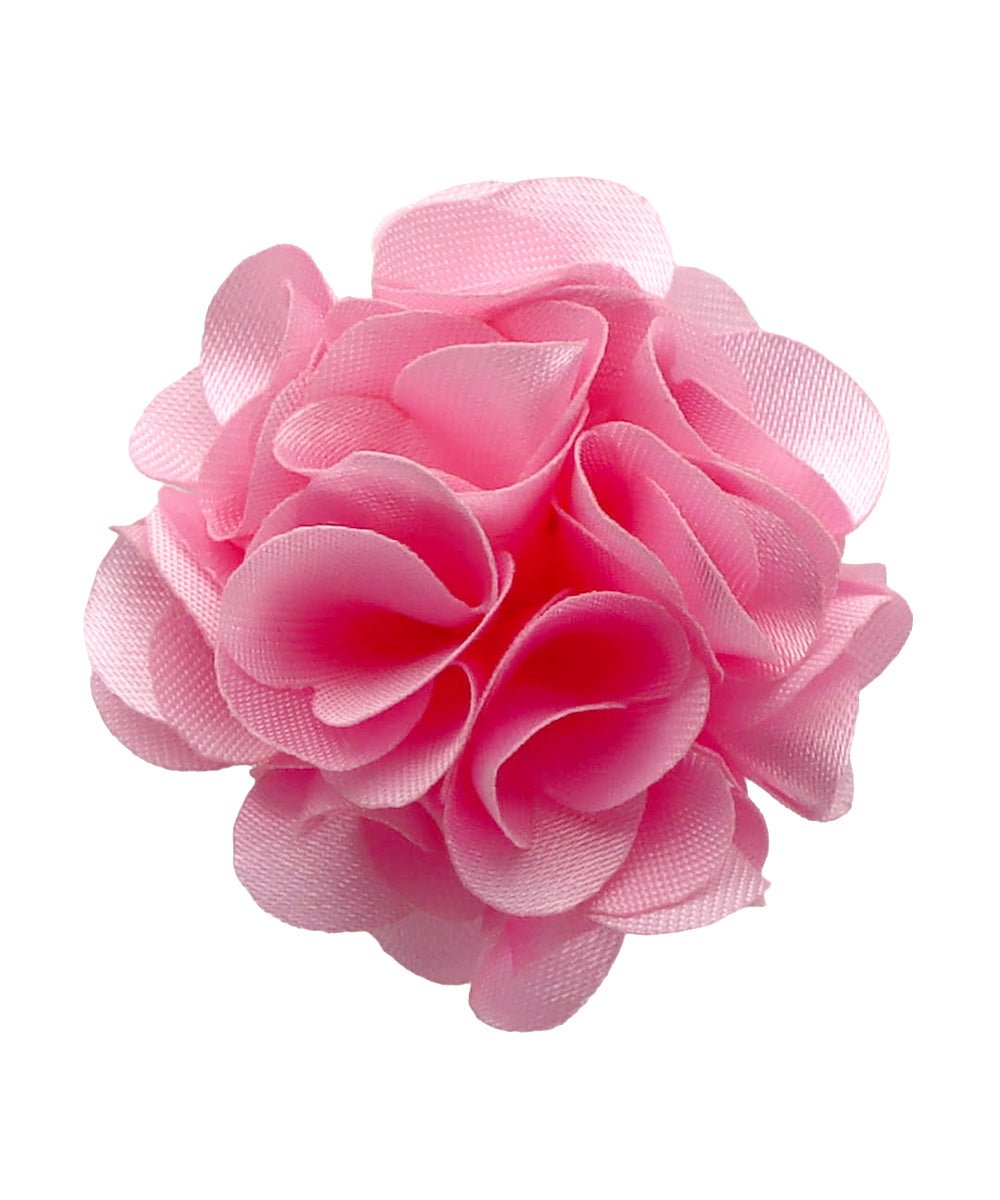 Vittorio Vico Small Satin Flower Lapel Pin - Pink - Flower Lapel Pin - Vittorio Vico