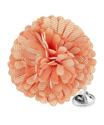 Vittorio Vico Unisex Carnation Flower Lapel Pin - Blush - Flower Lapel Pin - Vittorio Vico