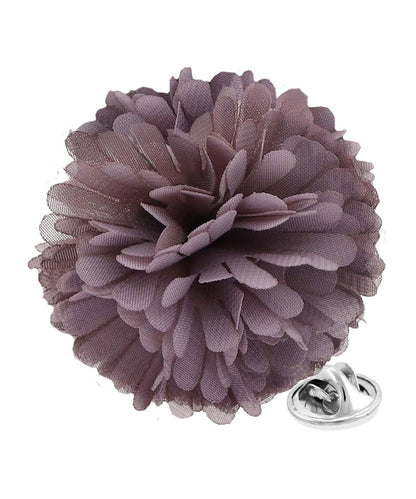 Vittorio Vico Unisex Carnation Flower Lapel Pin - Mauve - Flower Lapel Pin - Vittorio Vico