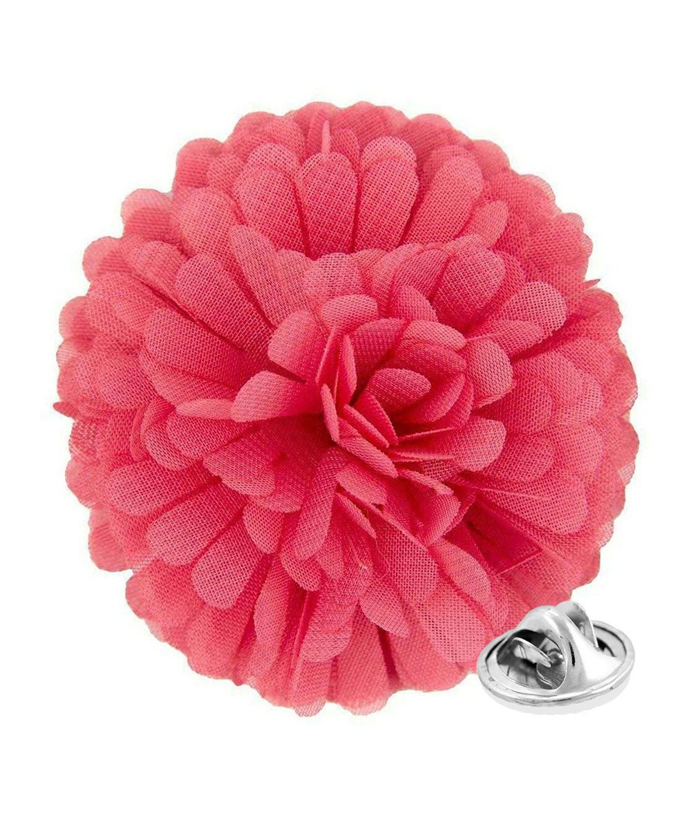 Vittorio Vico Unisex Carnation Flower Lapel Pin - Rose - Flower Lapel Pin - Vittorio Vico