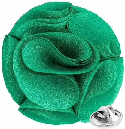 Vittorio Vico Unisex Rose Flower Lapel Pin - Aqua - Flower Lapel Pin - Vittorio Vico