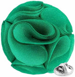 Vittorio Vico Unisex Rose Flower Lapel Pin - Aqua - Flower Lapel Pin - Vittorio Vico