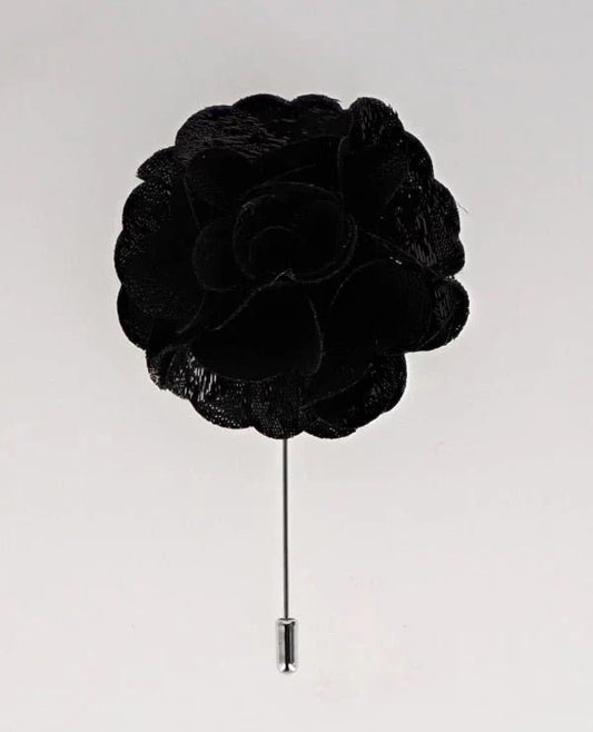 Vittorio Vico Unisex Satin Stick Flower Lapel Pin - M-F167 - Flower Lapel Pin - Vittorio Vico