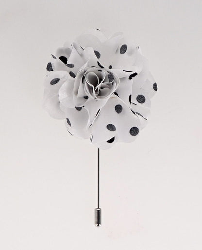 Vittorio Vico Unisex Satin Stick Flower Lapel Pin - PD-F039 - Flower Lapel Pin - Vittorio Vico
