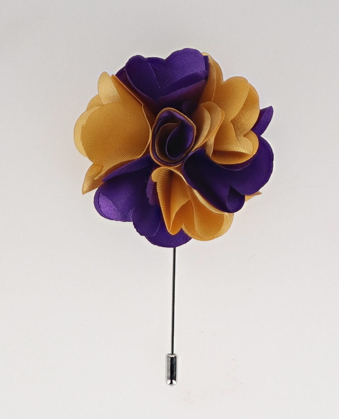 Vittorio Vico Unisex Satin Stick Flower Lapel Pin - TT-F069 - Flower Lapel Pin - Vittorio Vico