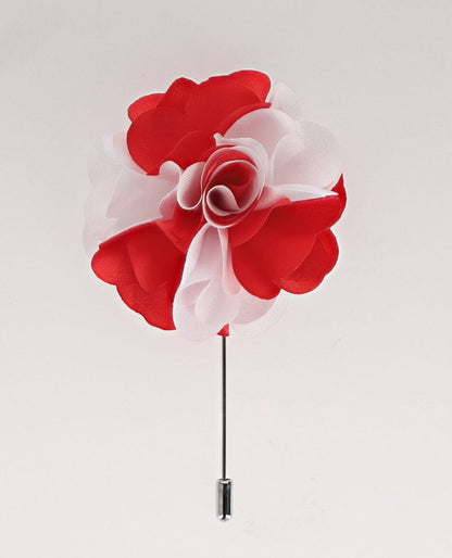 Vittorio Vico Unisex Satin Stick Flower Lapel Pin - TT-F164 - Flower Lapel Pin - Vittorio Vico