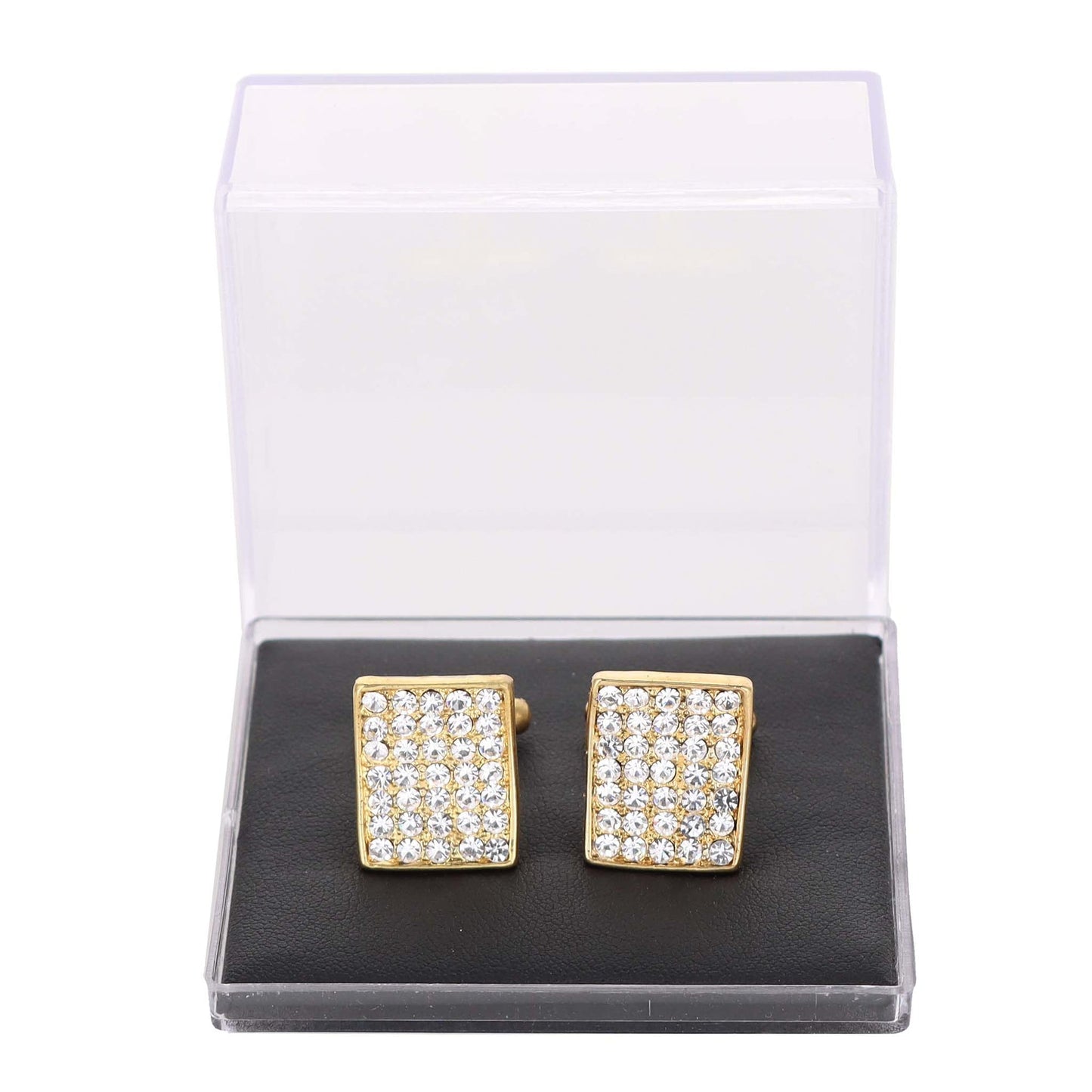 Vittorio Vico Very Fine Cufflinks (90xx Series) - Clear and Silver - Cufflinks - Vittorio Vico