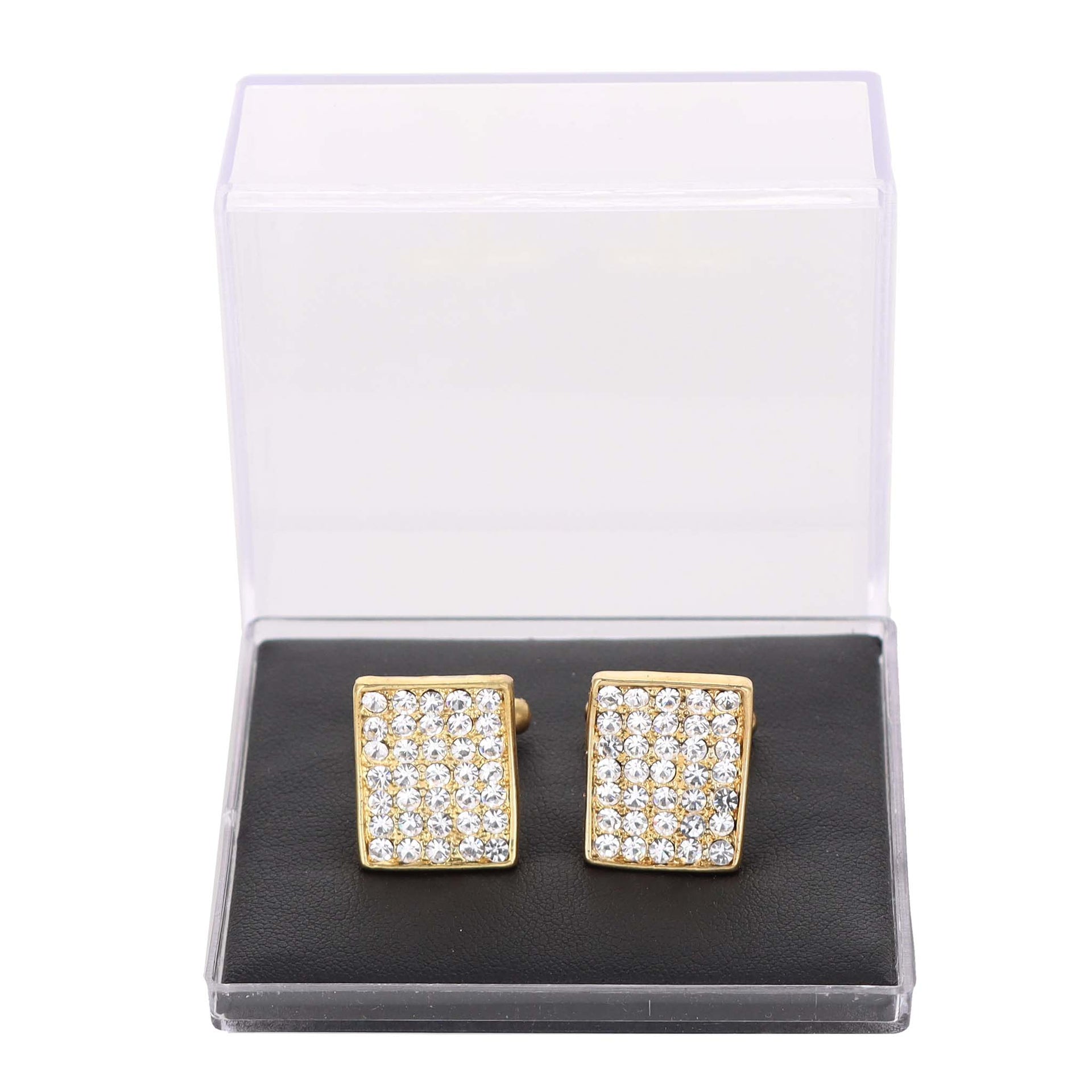 Vittorio Vico Very Fine Cufflinks (90xx Series) - Clear and Silver - Cufflinks - Vittorio Vico